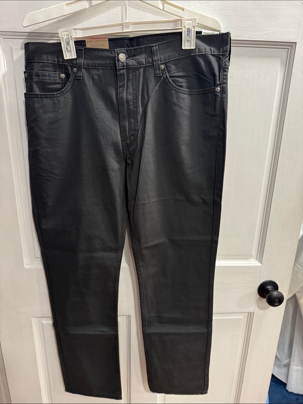 Levi's Men's Charcoal Slim 511 Jeans (W36 L30) - Picture 4 of 5